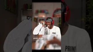 KSI reacts to Shoes MARKO Customised for him