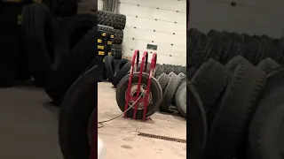 SEMI TIRE EXPLOSION!