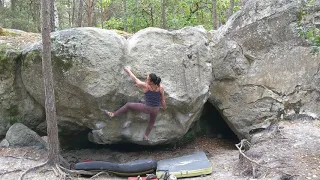 Fontainebleau Bouldering 2019: A few 7A's [Sylvia]