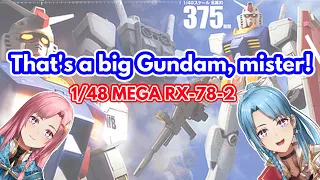 [Gunpla Building] Building the 1/48 MEGA RX-78-2! (Yuki & Yuna | Twin Vtubers)