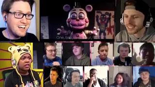 FNAF 6 SONG (Like It Or Not) LYRIC VIDEO - Dawko & CG5 [REACTION MASH-UP]#121