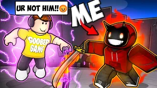 He Called Me FAKE, So I PROVED HIM WRONG... (Roblox The Strongest Battlegrounds)