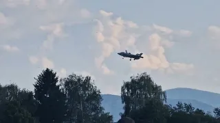 RAF F-35B hovering - OSTRAVA NATO Days 2023