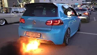 VW Golf R MK6 with 2-STEP ANTI-LAG!! - INSANE Flames & Bangs @ Wörthersee 2019 *MUST SEE*