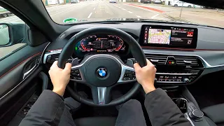 2022 BMW 5 series 530i Touring M Sport [G31] - pov test drive