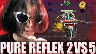 КУРСЕД ИГРАЕТ В КАСТОМКУ PURE REFLEX ВМЕСТЕ С ЮНИКОМ / ZXCURSED И ЮНИК 2 VS 5 В КАСТОМКЕ НА РЕАКЦИЮ