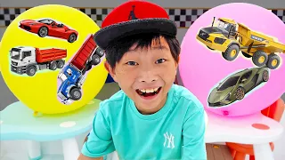 [30 mins] Family playtime with toy cars for Yejun and Yesung. Car Toys Play for Kids.