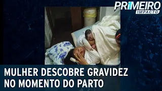 Sem saber que estava grávida, mulher dá à luz em restaurante | Primeiro Impacto (17/12/20)