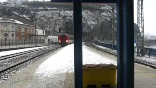 Odjezd vlaku R 1161 + hlášení vlaku Sp 1694 - Ústí nad Labem hl.n.