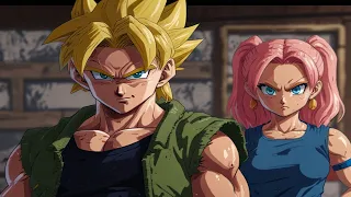 Dragon ball z Personal Android #18 fighter vs Trunks face ドラゴンボールZ 個人の人造人間18号戦闘機 vs トランクスの顔