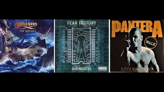 Symphony X vs. Fear Factory vs. Pantera - STRANGELY SIMILAR SONGS (Djent origins?)