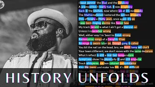 Black Thought - History Unfolds | Lyrics, Rhymes Highlighted