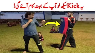 How can you do a back kick easily??? By Master Jabir Bangash
