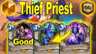 My New Heist Priest Deck is On Another Level For Value At Showdown in the Badlands | Hearthstone