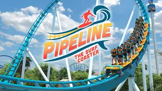 Pipeline: The Surf Coaster New for 2023 at SeaWorld Orlando Official Announcement Animation