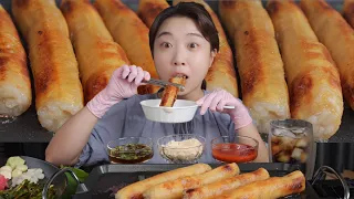 [4k] 바삭바삭 기름팡팡 통대창  LARGE INTESTINE Mukbang ASMR