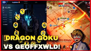 DRAGON VS GEOFFXWLD! TANK BUILD MEET TANK BUILD + UNLI KNOCK DOWN? NO ONES DIE! - Mir4