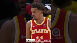 Trae Young pulls from the LOGO 🥶 #Shorts