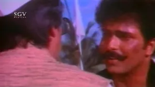 Ravichandran sacrifice his life for proof | Ananthnag | Abhimanyu Kannada Movie Climax Scenes