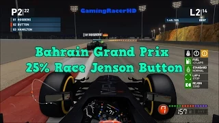 F1 2014 - Bahrain Grand Prix - 25% Night Race - McLaren (Jenson Button) 1080p HD