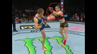 Slow Mo Rose Namajunas KO Highlights vs Zhang Weili