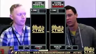 2015 Final - Jonas Neubauer vs Sean Ritchie - Classic Tetris World Championship 2015