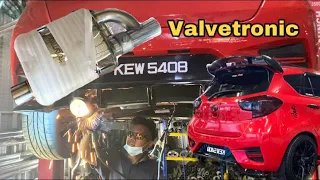 Myvi G3 Tukar Ekzos Valvetronic + Akrapovic Bunyi Golf