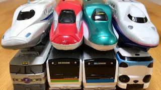 Plarail Shinkansen Super Express & train assembled. Super Express toy videos for kids.