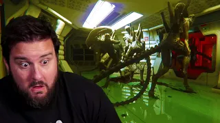 Alien: Isolation, but every Death = 2% Speed Increase...