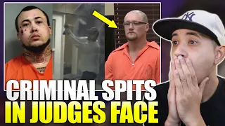 Man Spits On Judge Before Being Sentenced