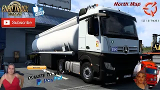 Euro Truck Simulator 2 (1.44 Beta) Mercedes Actros MP4 Reworked v3.0 [Schumi] [1.44] + DLC's & Mods