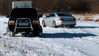 Легендарный Grand Cherokee И Mercedes-Benz CLS 500. СУЕТА