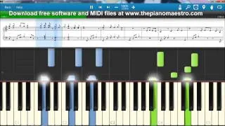 What Are Words  - Chris Medina -- piano lesson with Synthesia