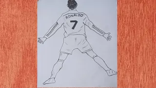 Learn the Techniques for Drawing Ronaldo's Backside || Sapahar Art Studio