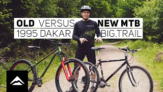 Old versus new MTB: 2022 MERIDA BIG.TRAIL vs 1995 DAKAR - what difference does 27 years make?