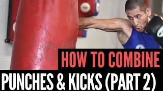How to kick with your WEAK LEG | Footwork | Punch and Kick Combos