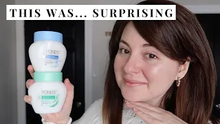 😮 10 DAYS TESTING Pond's Cold Cream Cleanser & Dry Skin Moisturizer ON OILY SKIN | Julia Rae