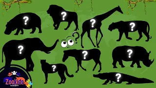 Apprenez des noms et regarder des vidéos d'animaux sauvages pour les enfants - Safari Animal Puzzle