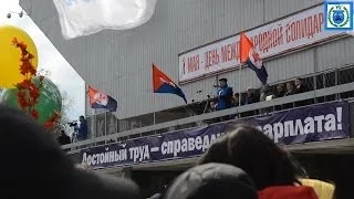 Первомайский митинг у Труда Иркутск