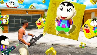 GTA 5 : SHINCHAN AND FRANKLIN Opening BIGGEST "PINCHAN" LUCKY BOXES in GTA 5! (GTA 5 mods)