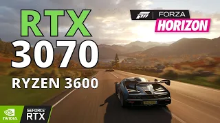 RTX 3070 FORZA HORIZON 4 | 1080p 1440P 4K