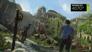 gaming on RTX 4070 Ti    Uncharted: Legacy  4K