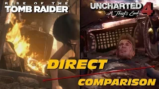 Tomb Raider vs Uncharted | Direct Comparison