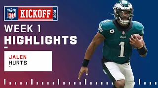 Jalen Hurts Highlights vs. Falcons | NFL 2021