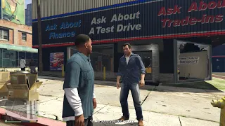 Franklin Meets Michael After He Sneaks Into Michael's House