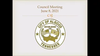 Council Meeting June 8, 2021