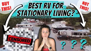 Stationary RV Buying Guide: Best RV for Stationary Living