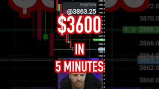 Day Trading LIVE! $3600 PROFIT!