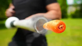 I Built a Carrot Cannon.