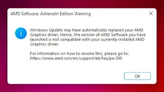 How to Fix Windows Update Replaced Your AMD Graphics Driver